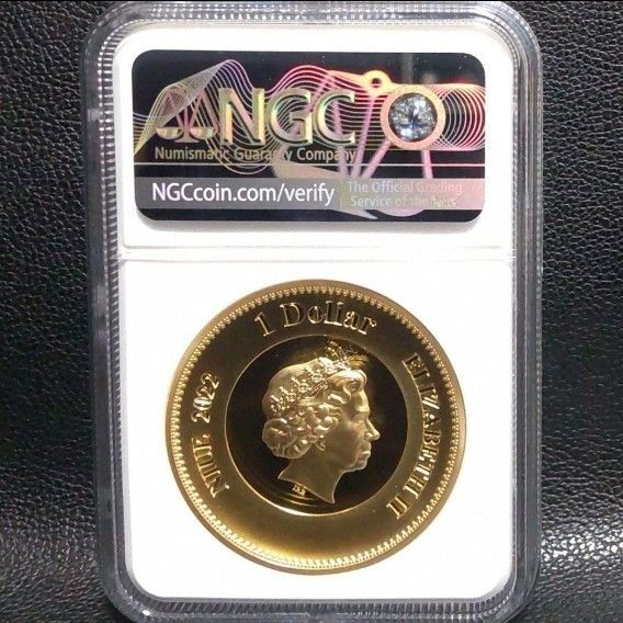 最高鑑定】2022年版 エリザベス2世追悼記念 FR NGC PF70UC レア 証明書