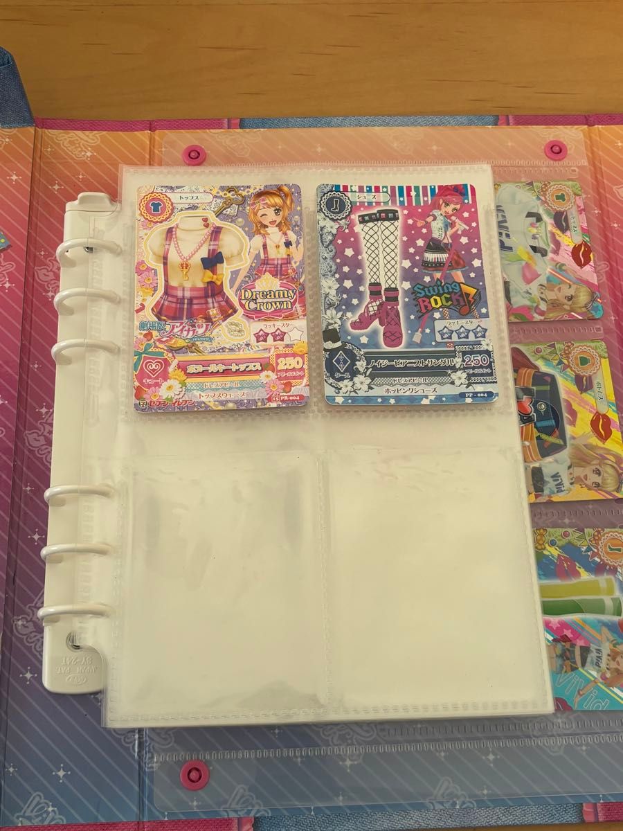 アイカツカード 117枚セット売り ビビットキスバインダー付き アイカツ