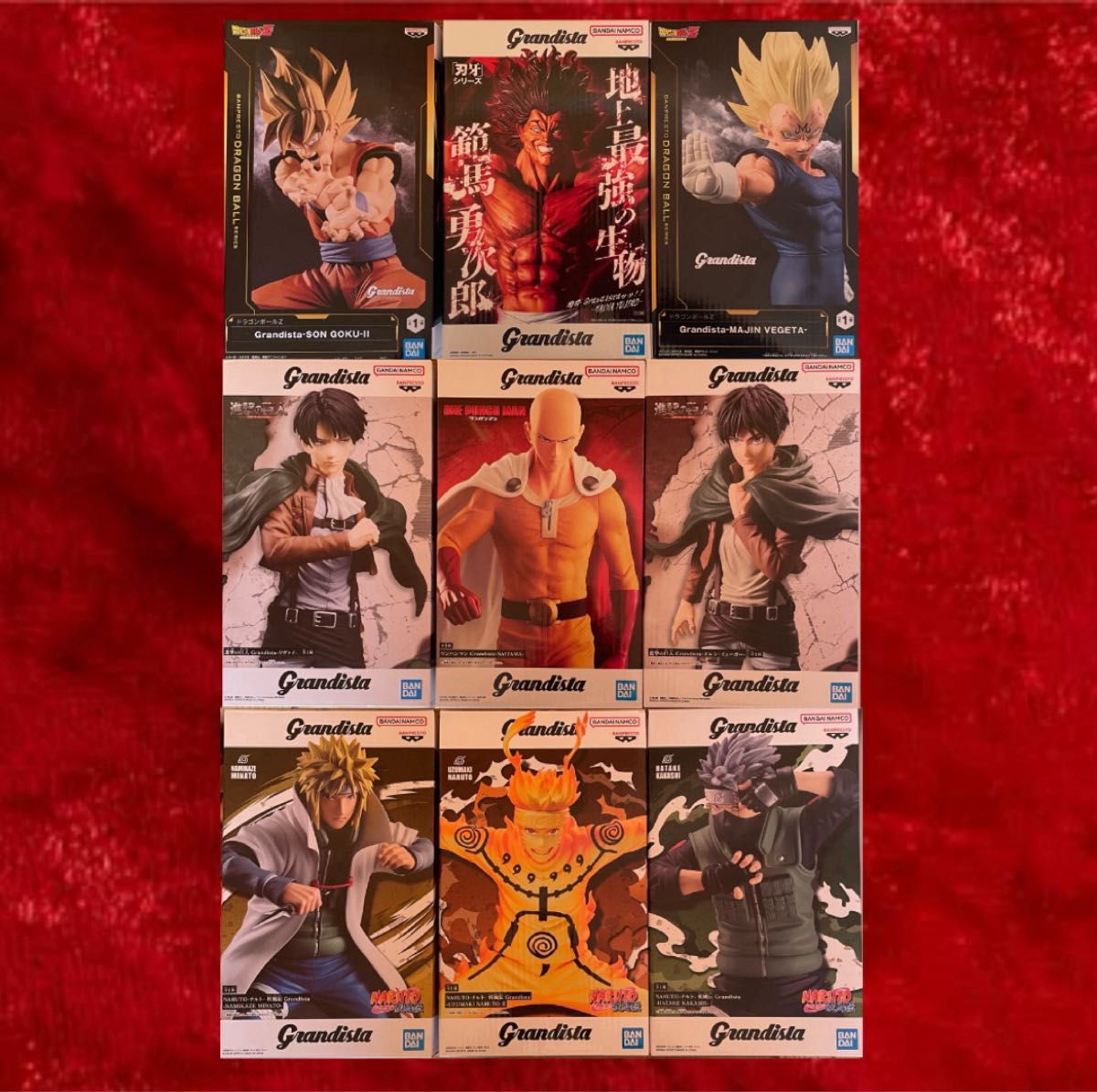 Grandista プライズフィギュア ドラゴンボール ワンパンマン 進撃の