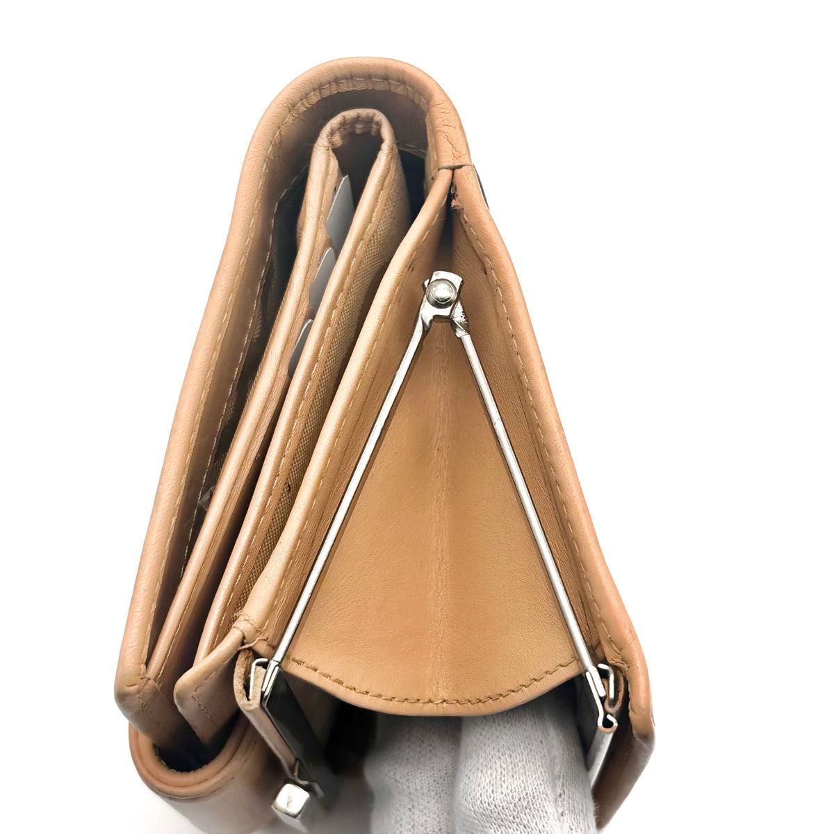 美品】シャネル 財布 カンボンライン がま口 二つ折 BE CHANEL｜Yahoo