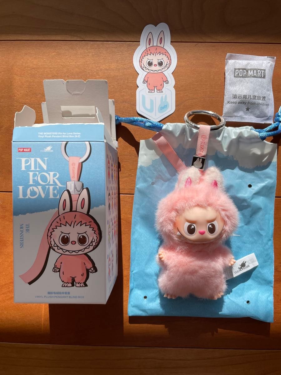 POPMART PIN FOR LOVE LABUBU イニシャル ラブブ ぬいぐるみ U｜Yahoo