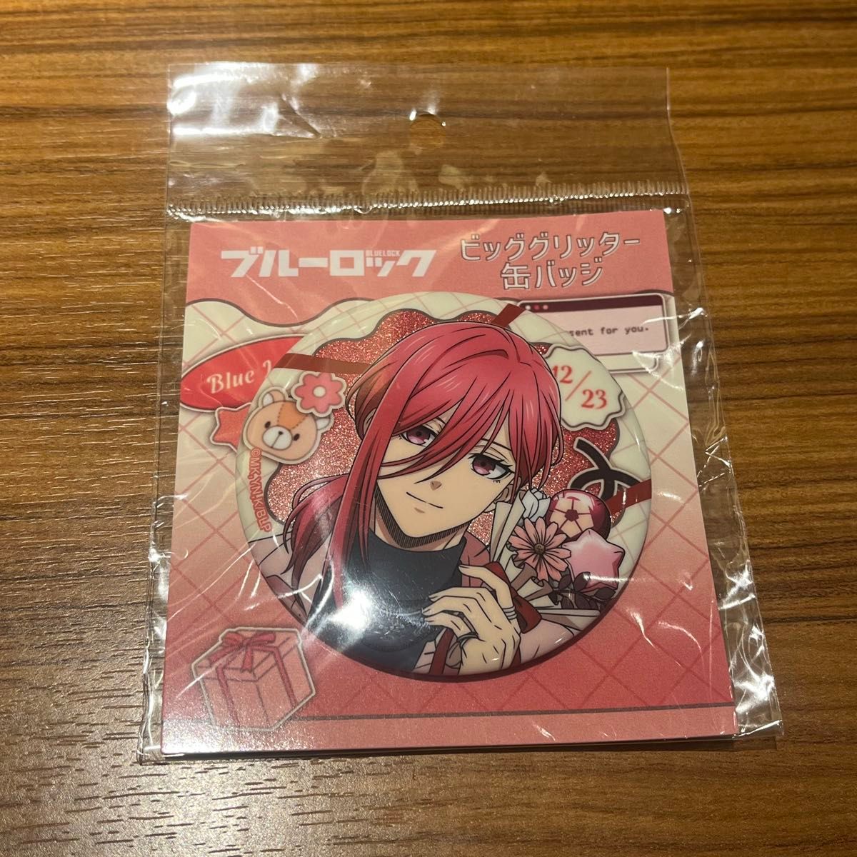 ブルーロック Valentine バレンタイン ビッググリッター 缶バッジ 千切