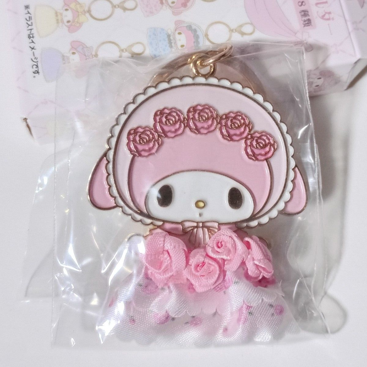 シークレットキーホルダー レディマイメロディ ローズ チャーム マイ
