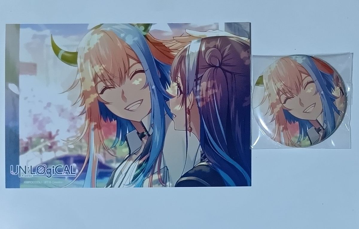 UN LOGICAL アンロジカル ユーリ HMV 特典 缶バッジ ポストカード