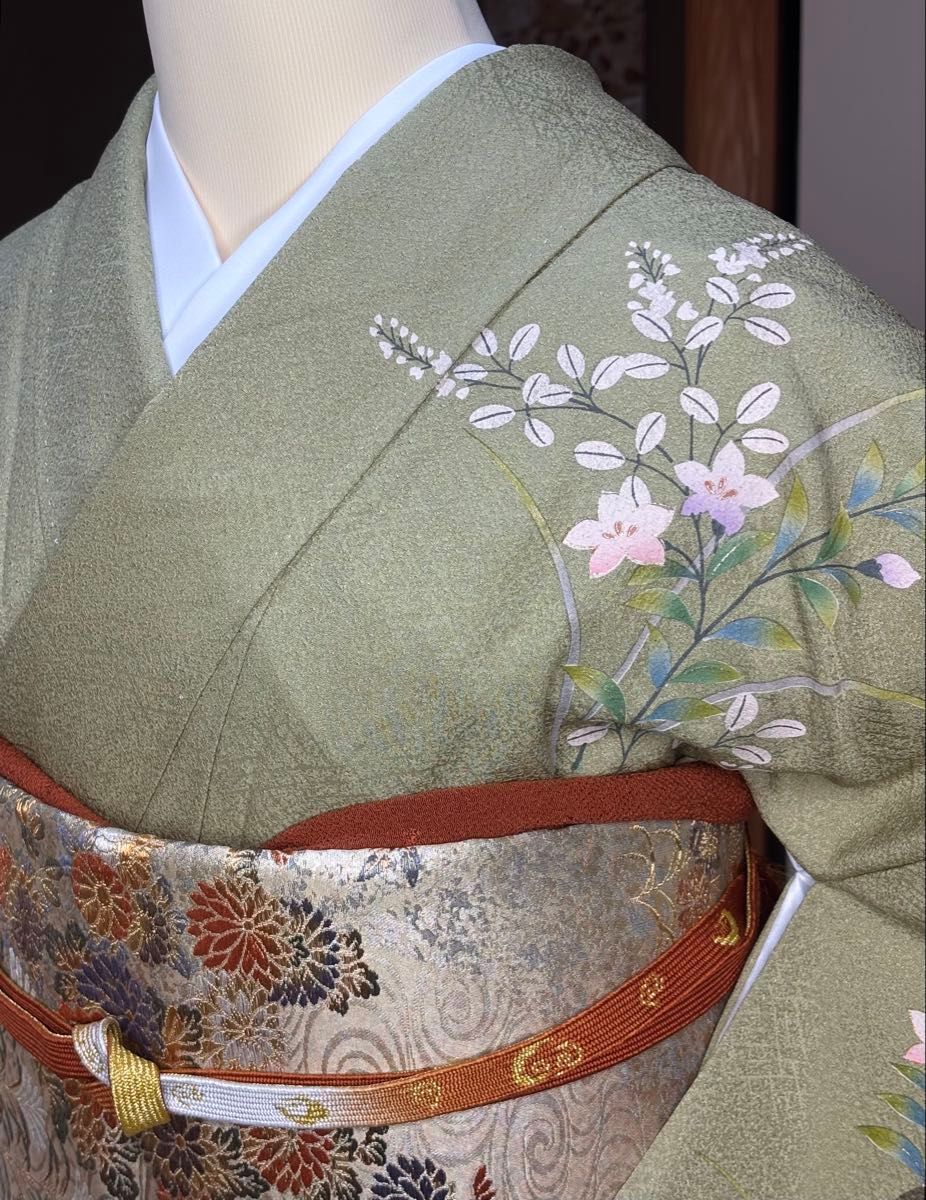 正絹豪華訪問着 4点フルセット 訪問着 袋帯 帯締め帯揚げ｜Yahoo