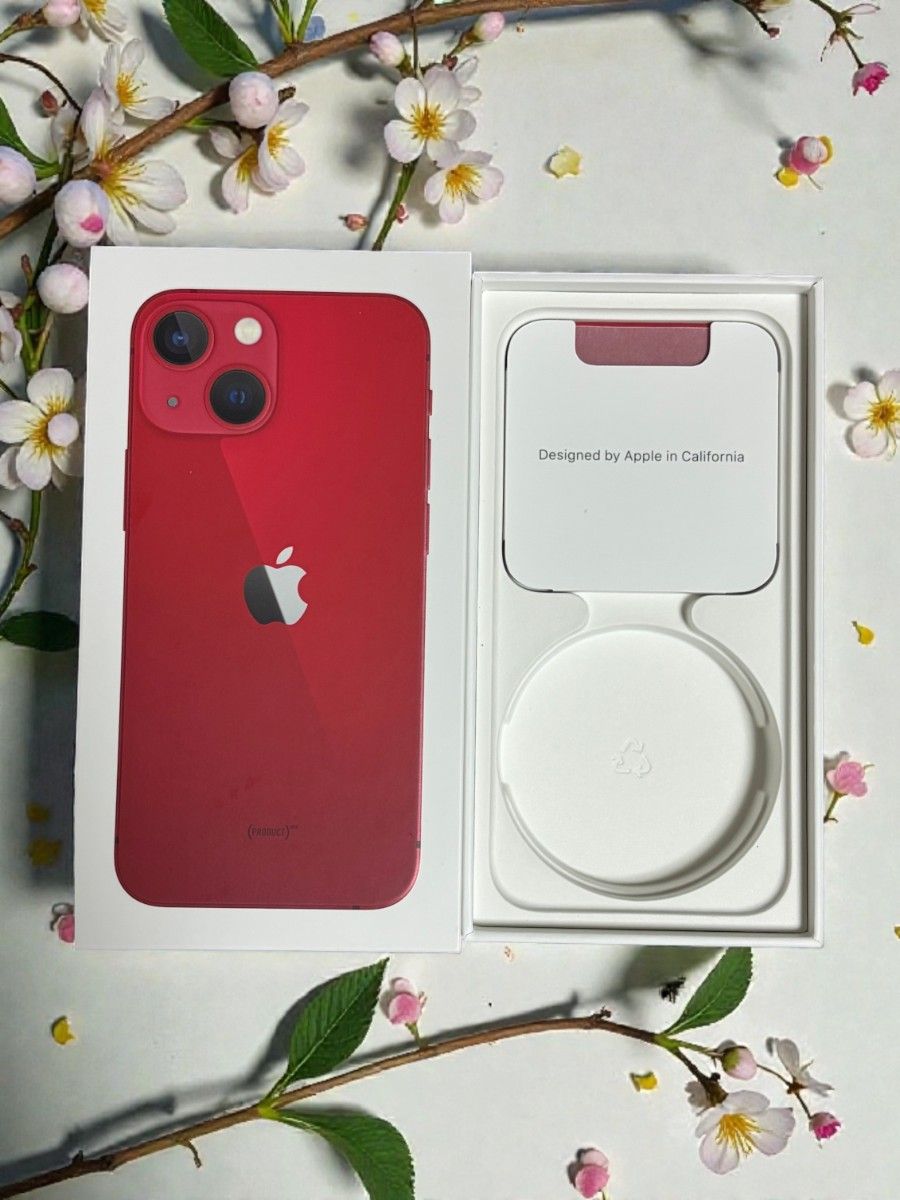 年始セール800円引]iPhone 13 mini レッド 128GB SIMフリー 美品