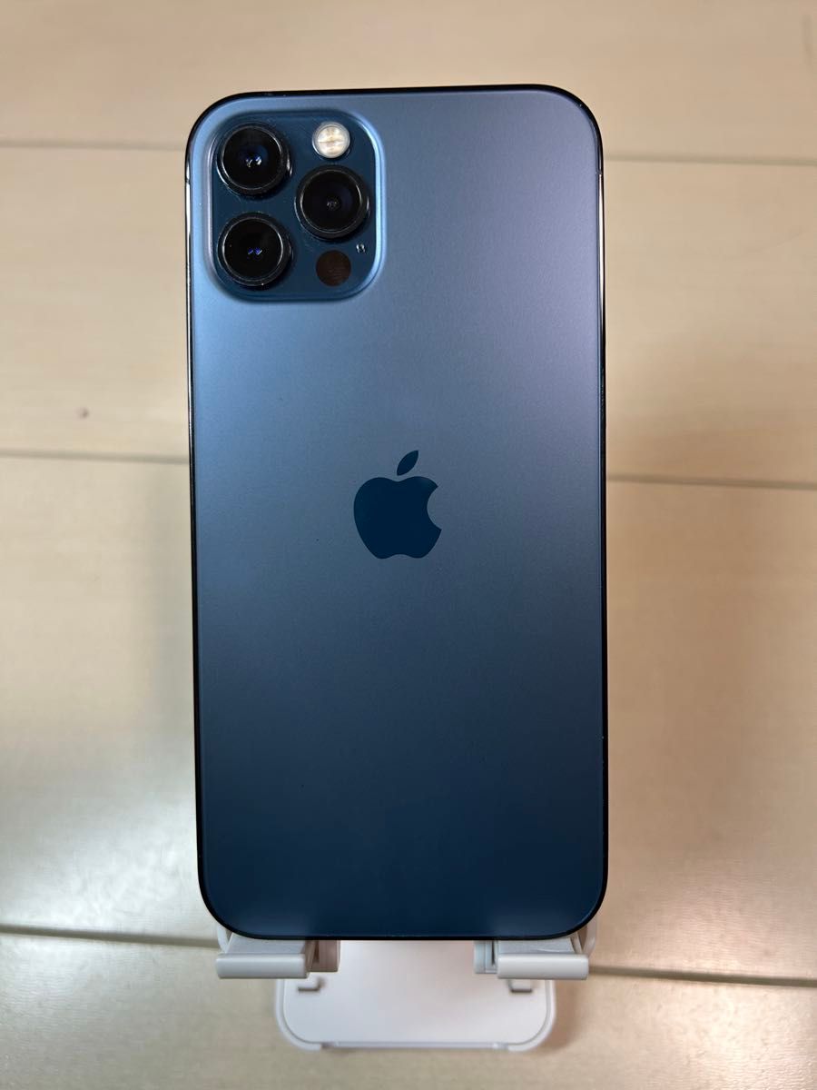 美品】iPhone12 Pro 256GB パシフィックブルー SIMロック解除済