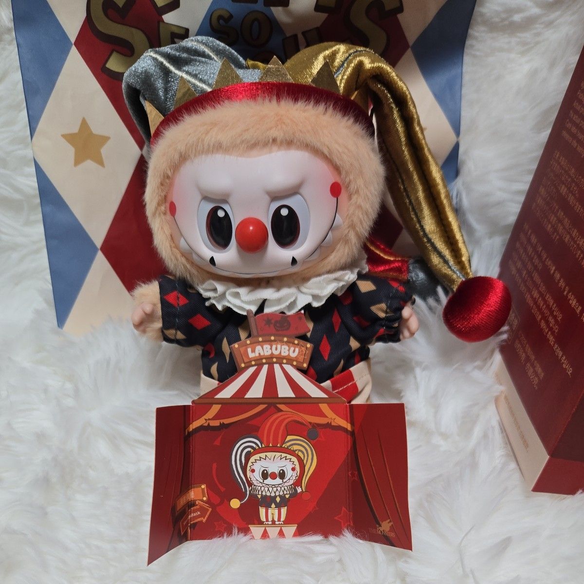 正規品】POP MART WHY SO SERIOUS LABUBU ぬいぐるみペンダント