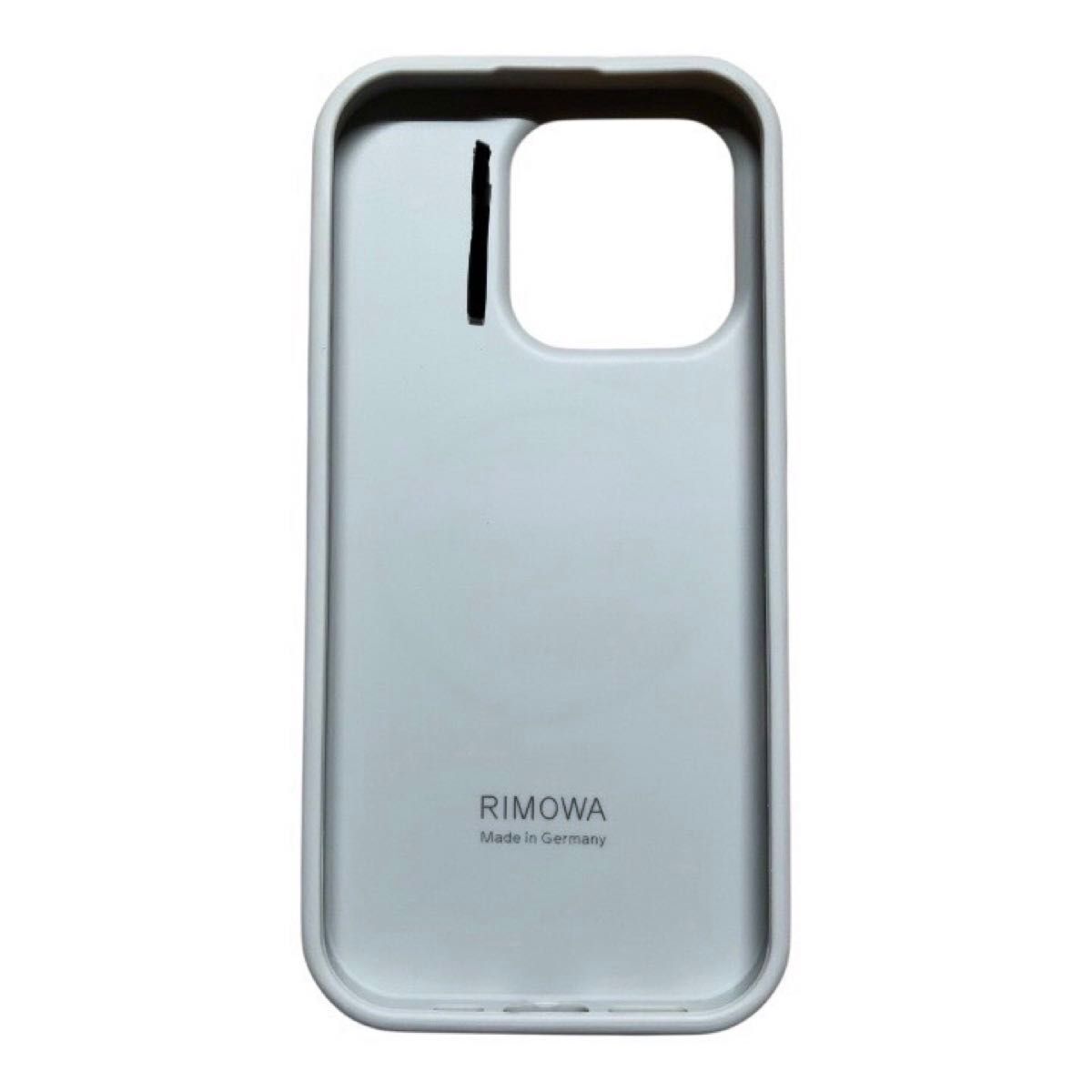 RIMOWA リモワ iPhone 16 Pro 用 スマートフォンケース シルバー