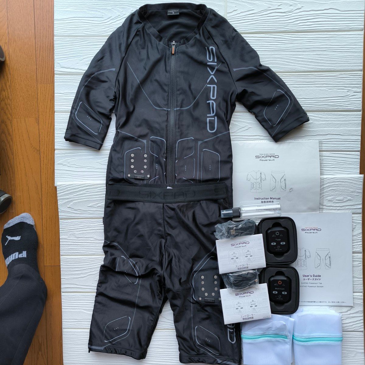 パワースーツ メンズ 上下セット シックスパッド SIXPAD 正規品 MTG