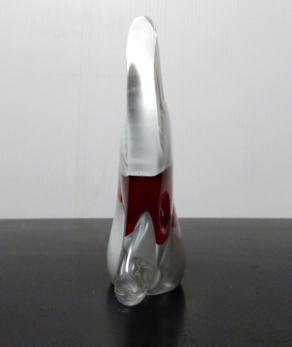 Marcolin Art Crystal マルコリン・アート・クリスタル M-340 魚 赤白