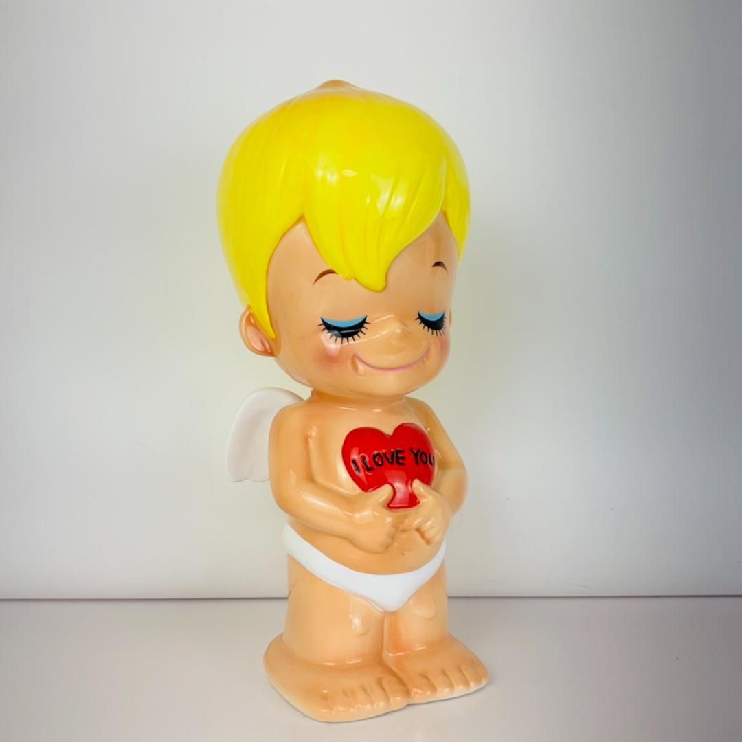 美品】 内藤ルネ RUNE 貯金箱 天使 全長約33㎝ 昭和レトロ｜Yahoo