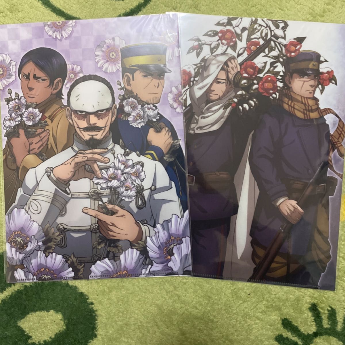 ゴールデンカムイ クリアファイル セット 杉元 尾形鯉登 鶴見 月島