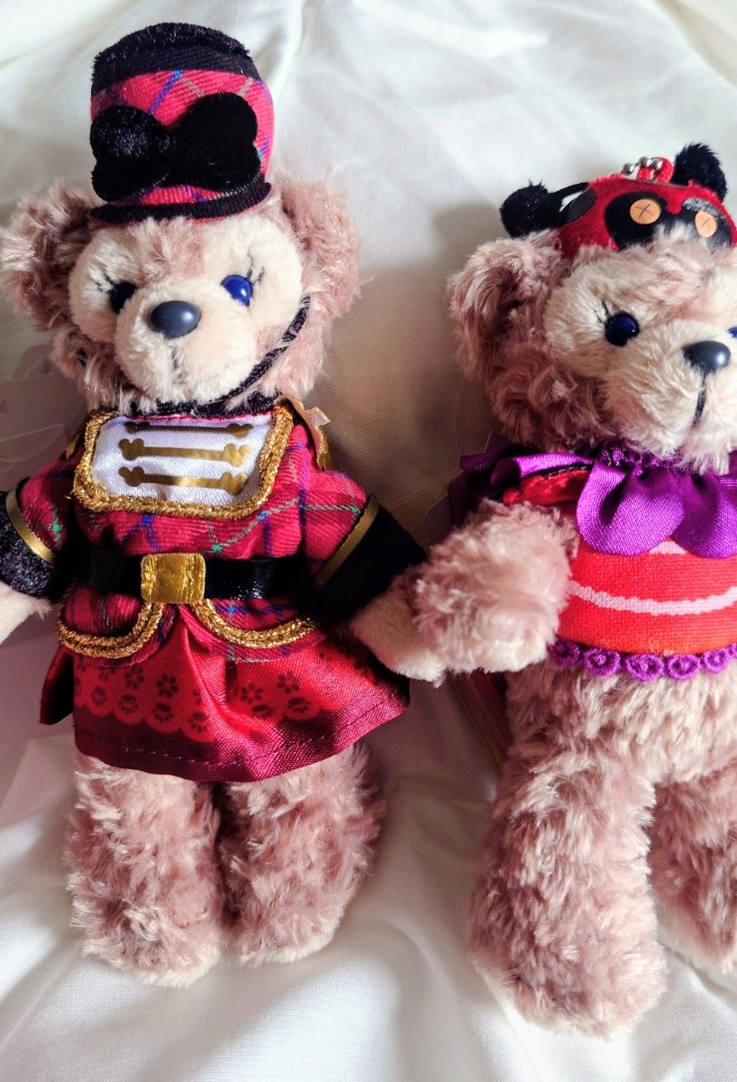 ダッフィー シェリーメイ ぬいぐるみバッジ ハロウィン 9個セット タグ