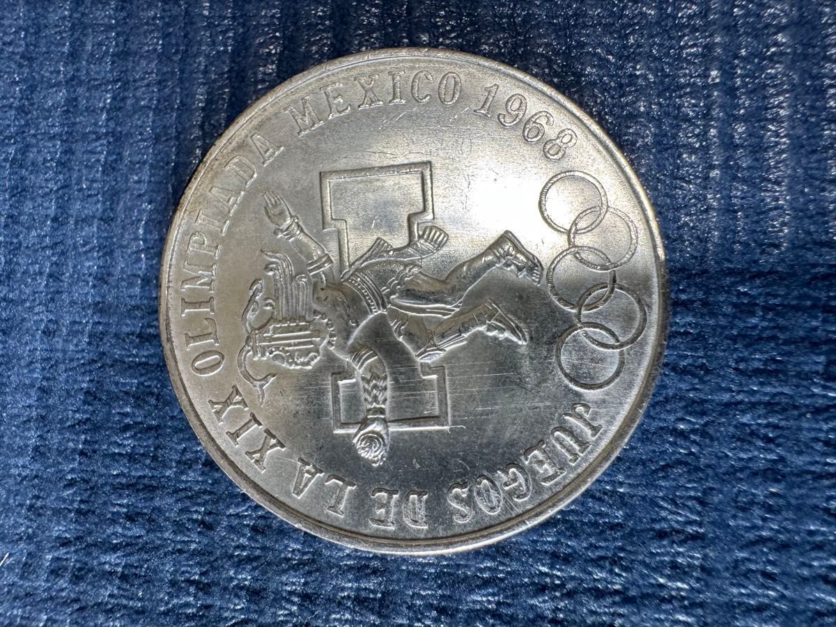 1968年メキシコオリンピック記念コイン 25ペソ銀貨｜Yahoo!フリマ（旧
