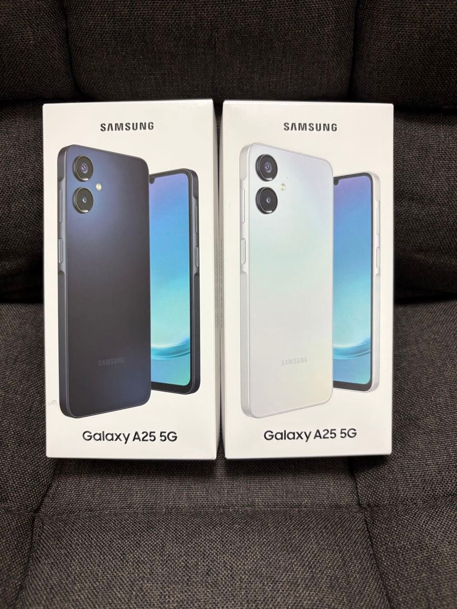 新品未開封】Galaxy A25 5G 64GB ブラック ライトブルー 2台セット