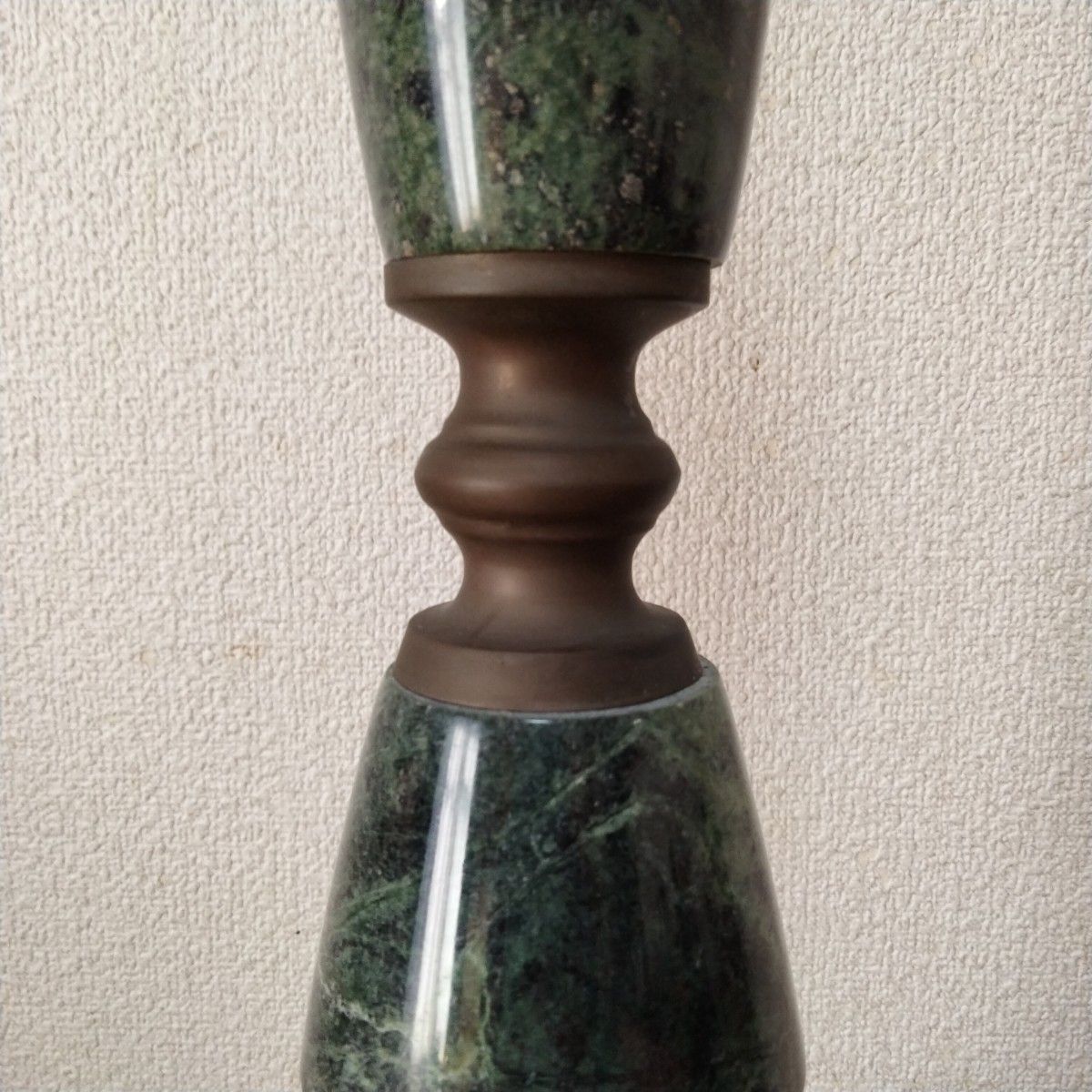 大理石 調 テーブルランプスタンド アンティーク 調 グリーンマーブル