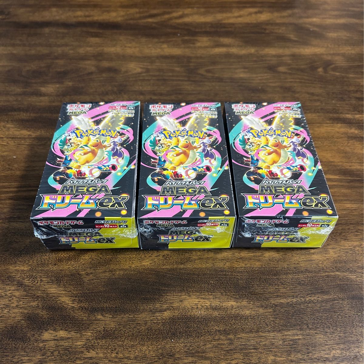 シュリンク付き】ポケモンカードゲーム MEGA ドリームEX 3BOX 新品 未