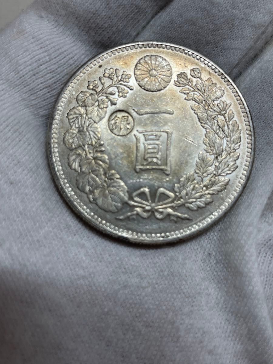一円銀貨 一圓銀貨 新1円銀貨 明治29年 極美品＋ 左丸銀｜Yahoo!フリマ