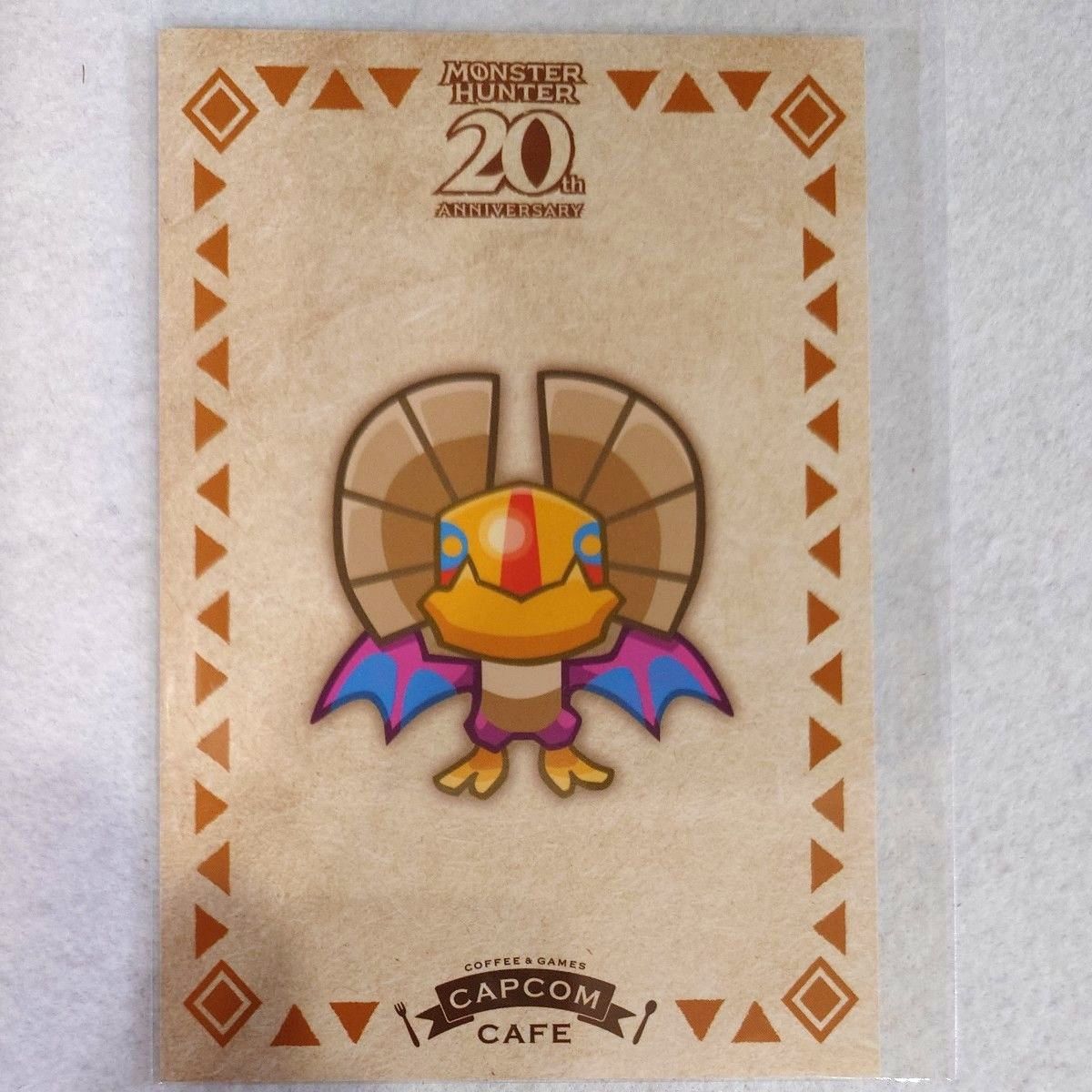 カプコンカフェ モンスターハンター 20周年特典 ポストカード