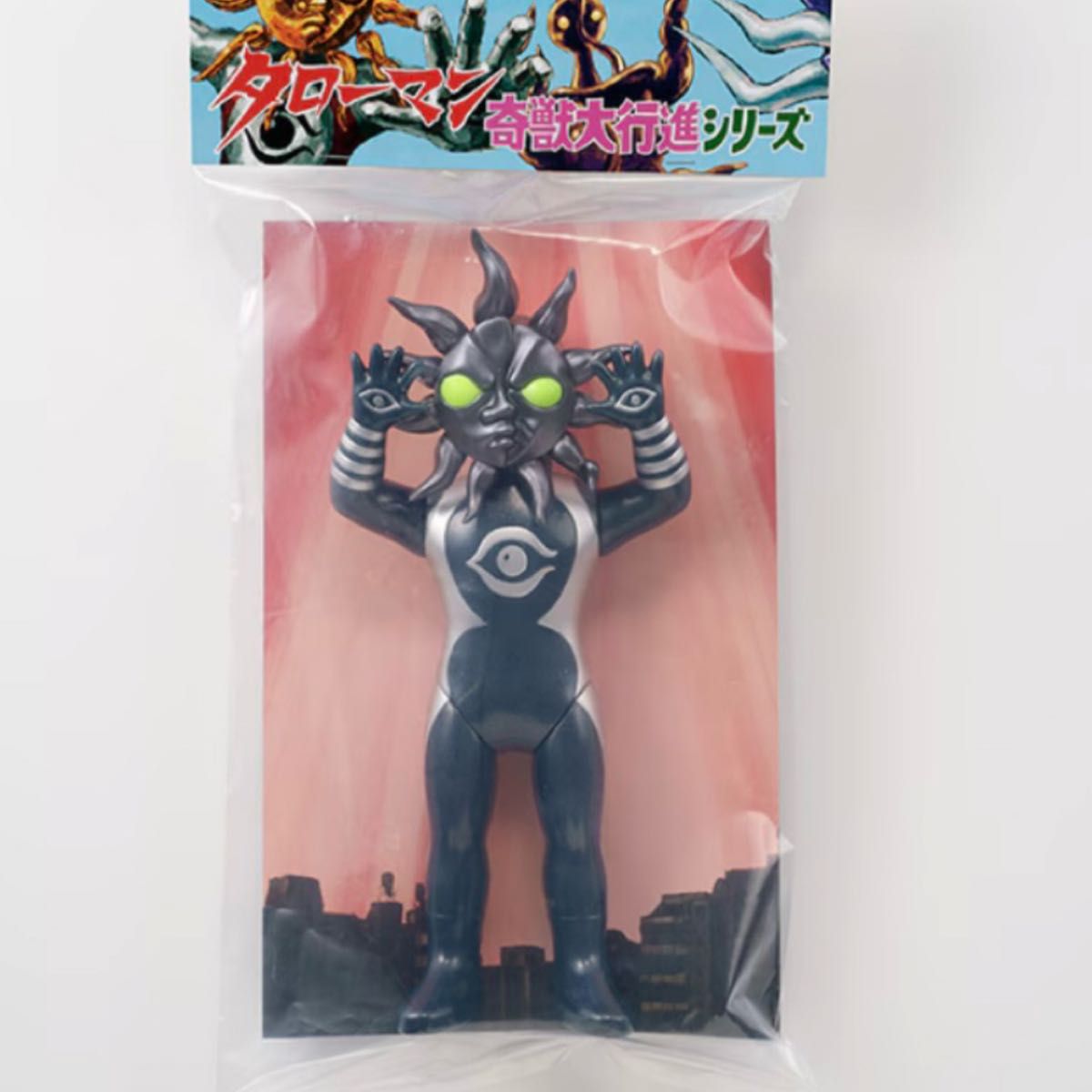 超復刻版 タローマン ソフビ人形 ブラックタローマン ソフビ｜Yahoo