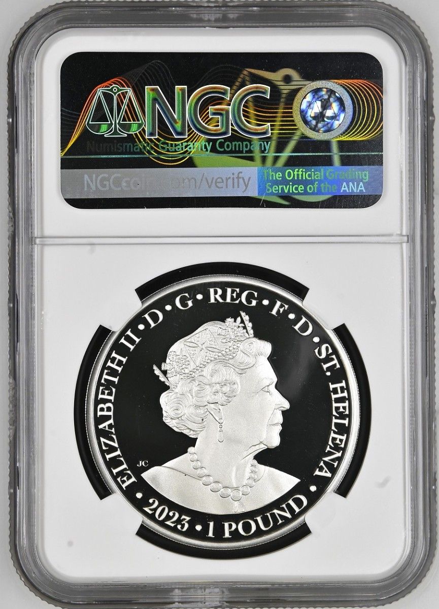 2023年 セントヘレナ フェアリークイーン ウナとライオン 1ポンド 1