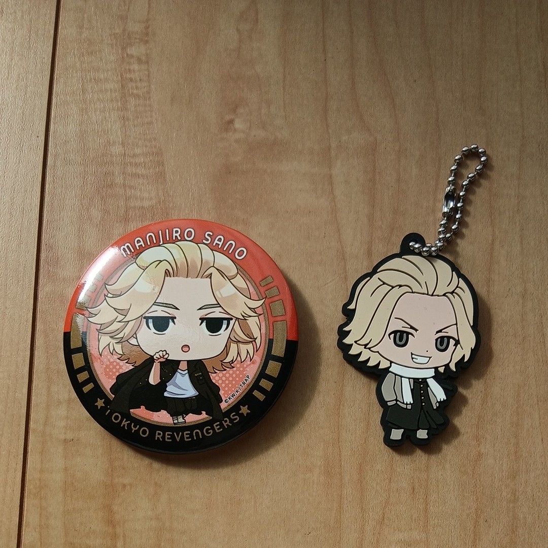 東京リベンジャーズ 佐野万次郎 マイキー 缶バッジ キーホルダー