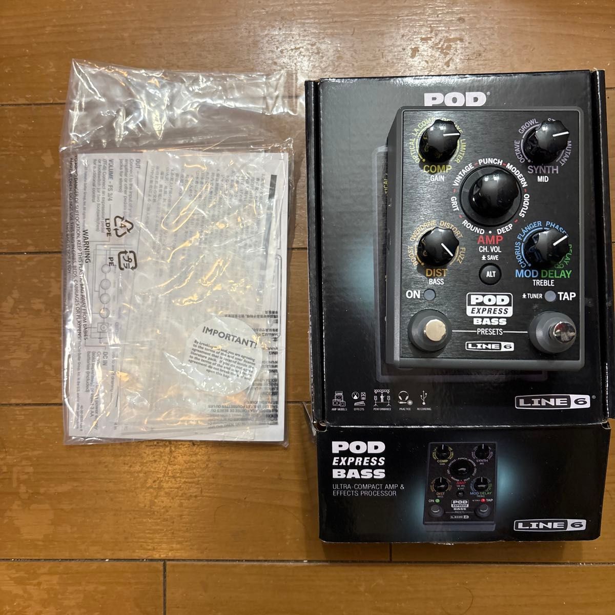 LINE6 POD Express BASS マルチエフェクター｜Yahoo!フリマ（旧PayPay