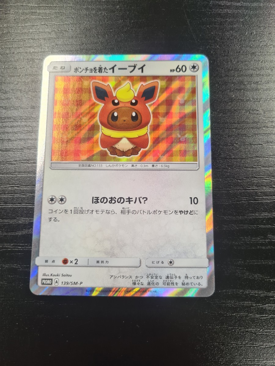 ポンチョを着たイーブイブースター