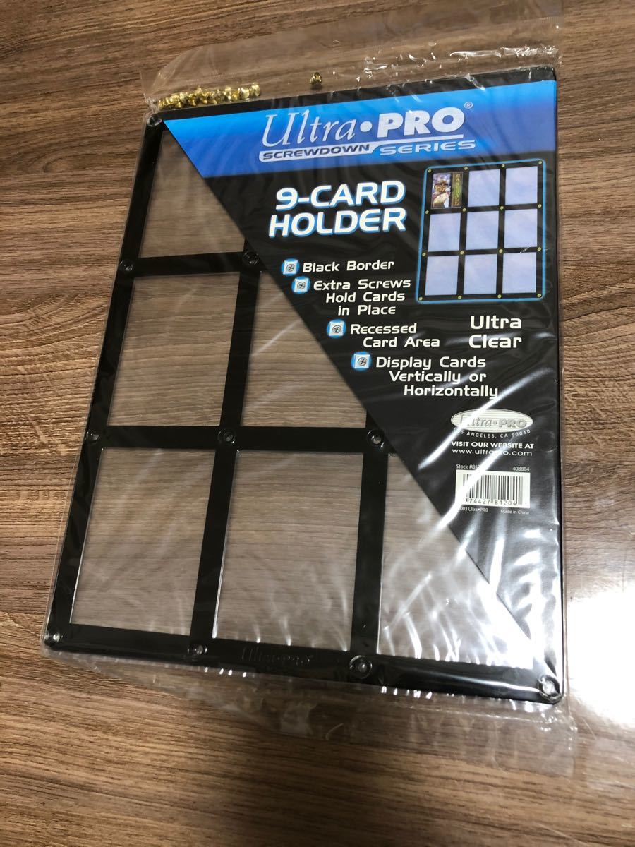 ウルトラプロ 9連ブラックフレーム スクリューダウン Ultrapro 9