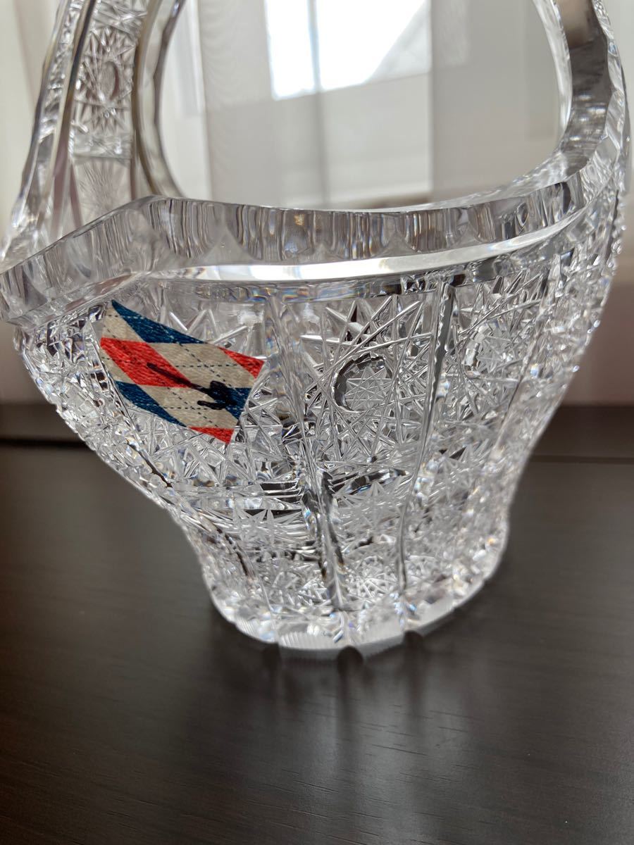 ボヘミア クリスタル ボヘミアガラス フルーツバスケット ボヘミアン