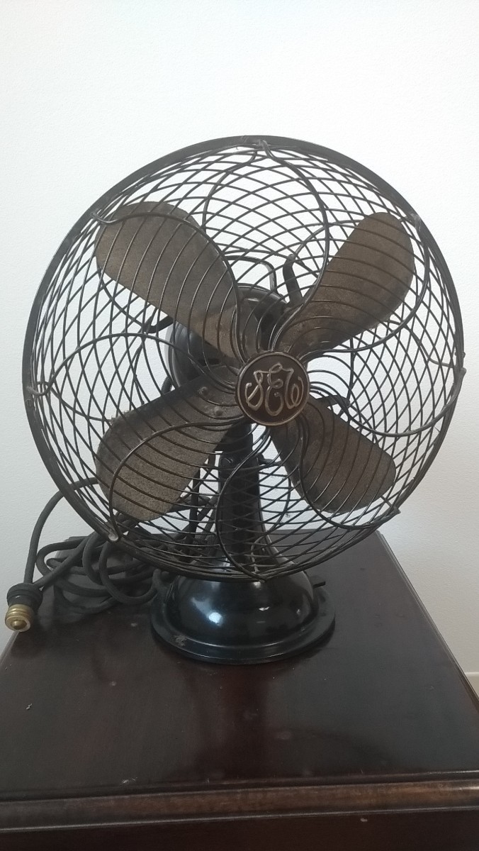 昭和レトロ 芝浦製作所 C-7032 扇風機 戦前 芝浦 交流電気扇 当時物