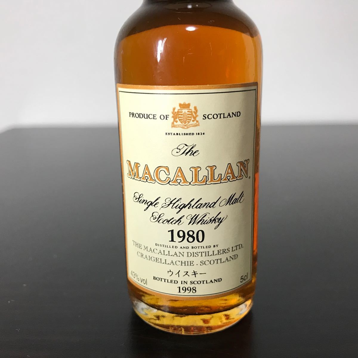 ミニボトル マッカラン18年 1980 43度 50ml 【公式通販】