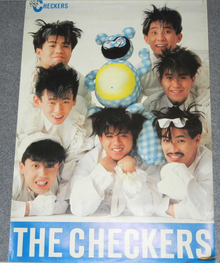 Yahoo!オークション - ポスター チェッカーズ／THE CHECKERS／藤井フ