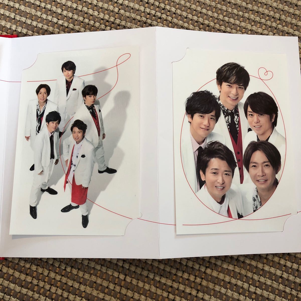 嵐 嵐 5点セットタランブラー&メモリアルトレー&年賀状3年分 嵐