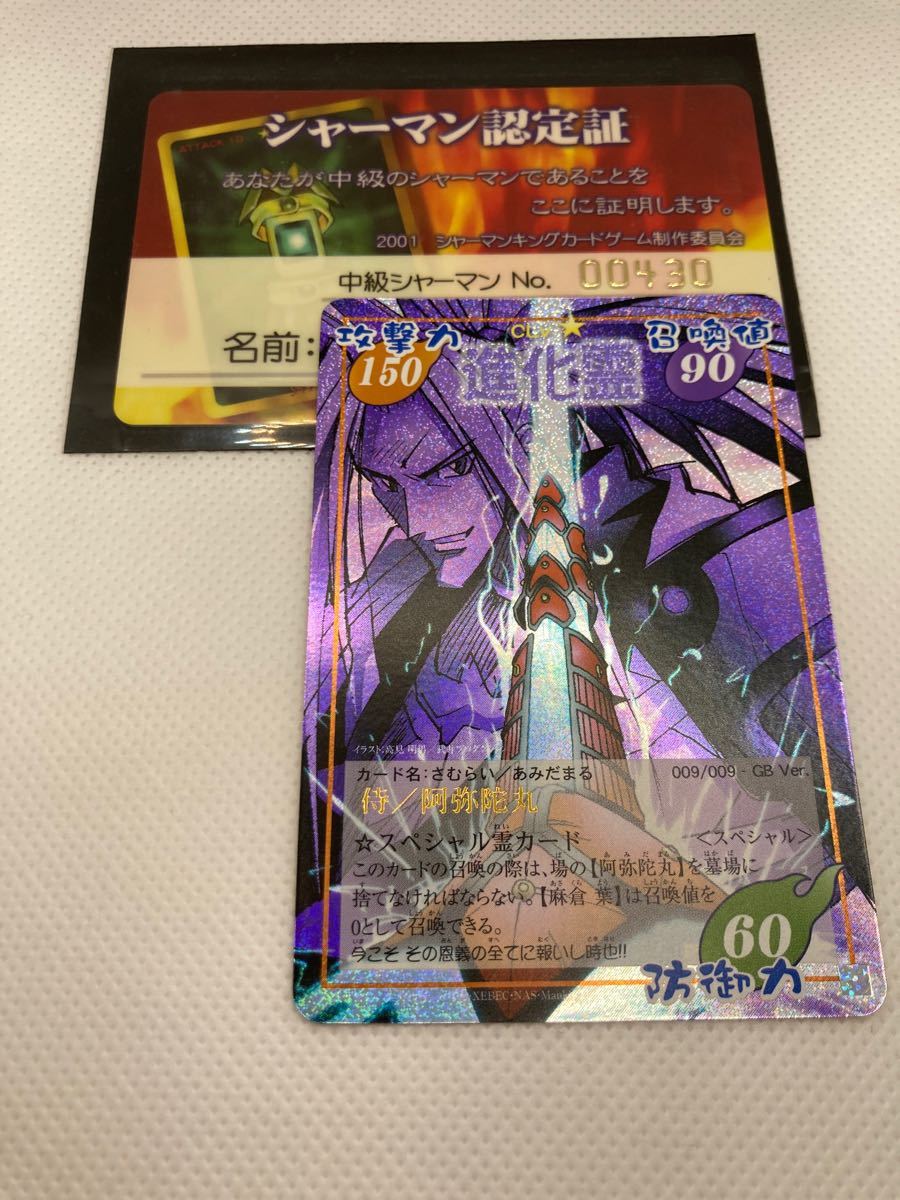 シャーマンキング カード gb ハオ 進化霊阿弥陀丸 超・占事略決 アンナ