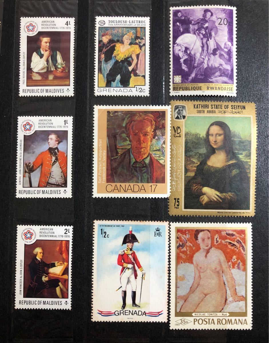 送料無料】海外切手コレクション2冊 + 1シート + バラ複数枚 送料無料