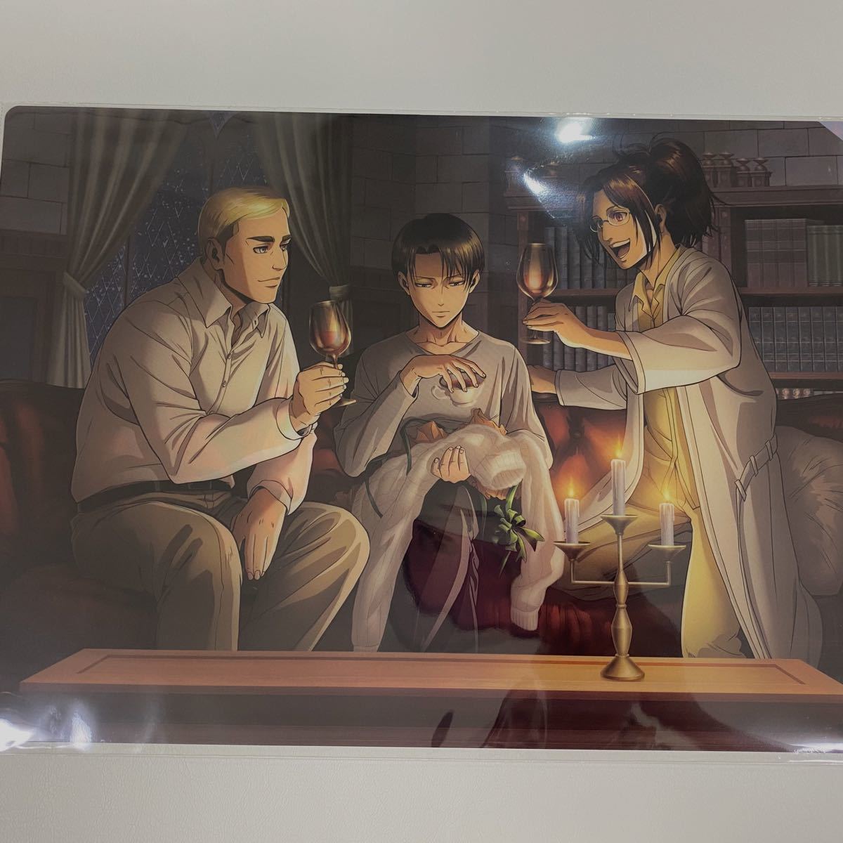 進撃の巨人 クリアファイル エルヴィン リヴァイ ハンジ 進撃の巨人