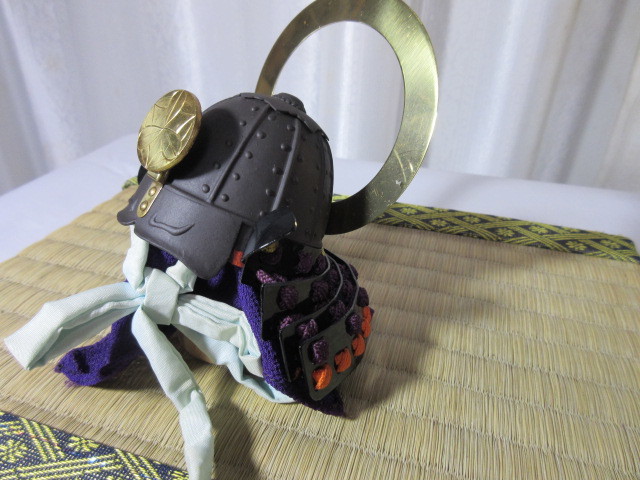 ミニ兜 加藤一冑作 輪抜後立兜 安部豊後守 山口県