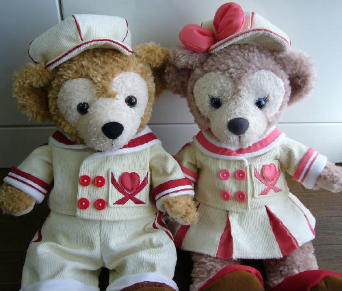 ディズニー ダッフィー♡シェリーメイ バレンタインコスチューム3着セット