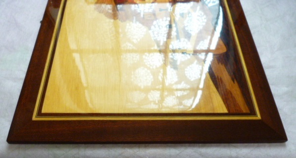 ξ ITARY 寄木細工 壁掛け 壁飾り 木象嵌 ξ 絵 ソレント イタリア製 象嵌