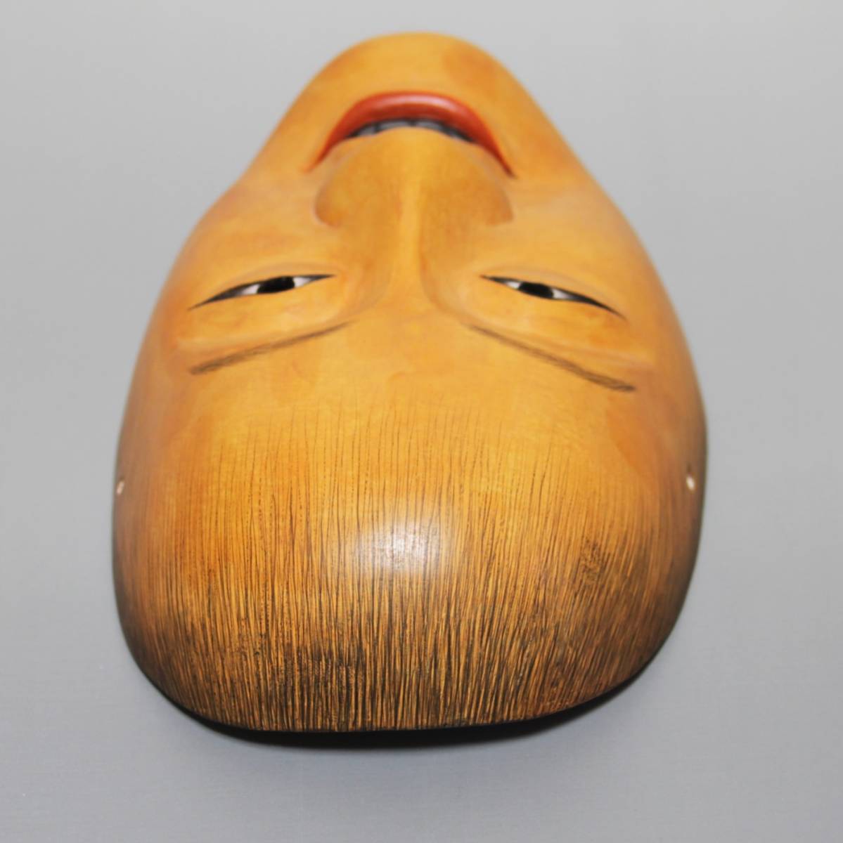 Yahoo!オークション - 彩] 能面 猩々/しょうじょう 木彫彩色 能面 狂言