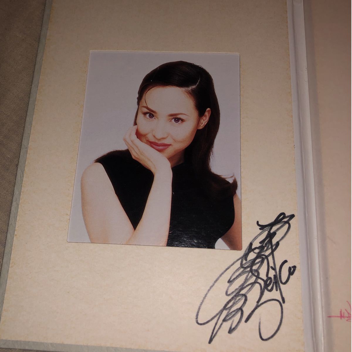 松田聖子 直筆 サイン レア