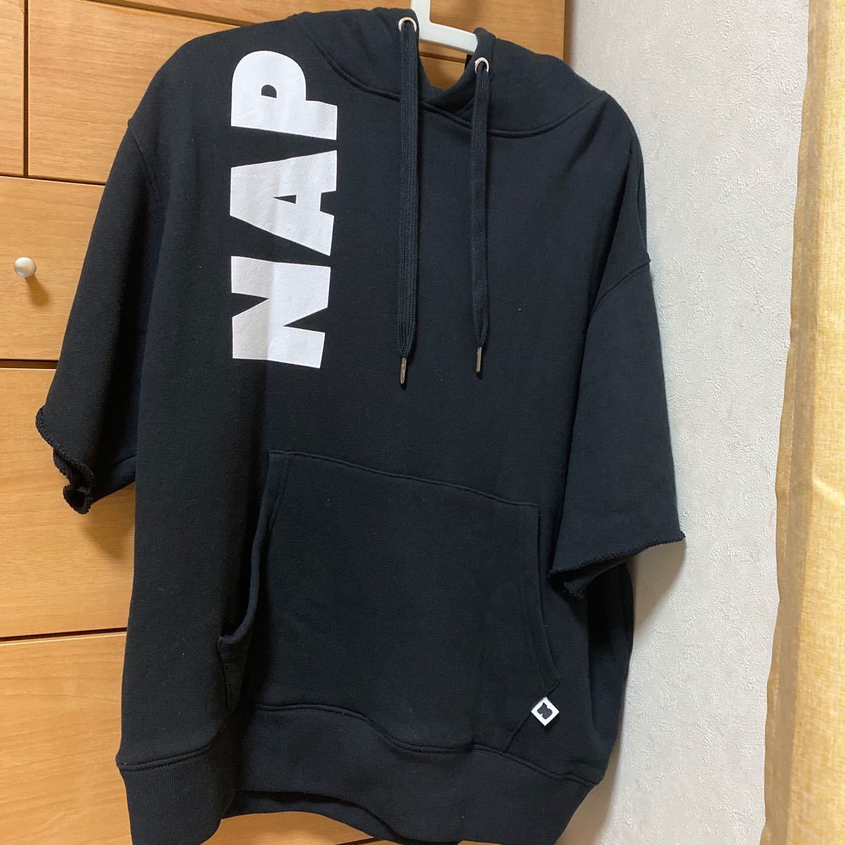 naptime 黒パーカー M Nissy Nissy Naptime ワッペンパーカー 西島隆弘