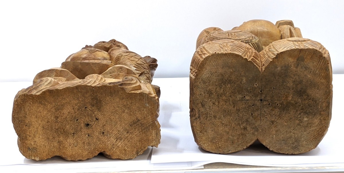 縁起物 恵比寿 大黒天 2体 縁起物 恵比寿 大黒天 2体 縁起物 恵比寿