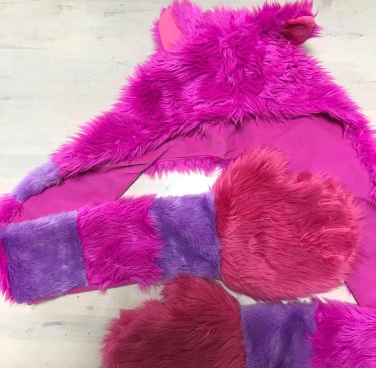 ディズニーリゾート 冬季限定 チシャ猫 ファンキャップ フード付き