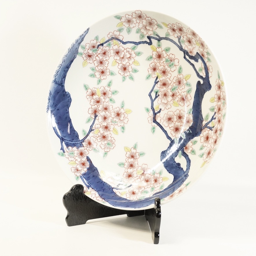 青花斗彩家族写真紋天子壺 景徳鎮 陶磁器 装飾品 現代工芸