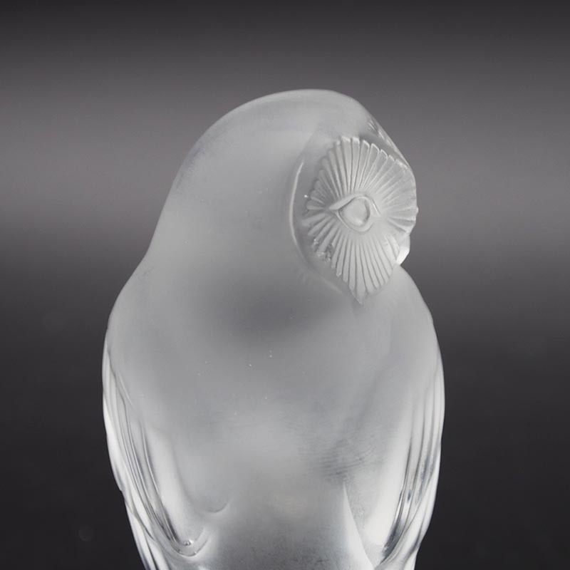 CRISTAL LALIQUE PARIS ラリック フクロウ ペーパーウェイト CRISTAL