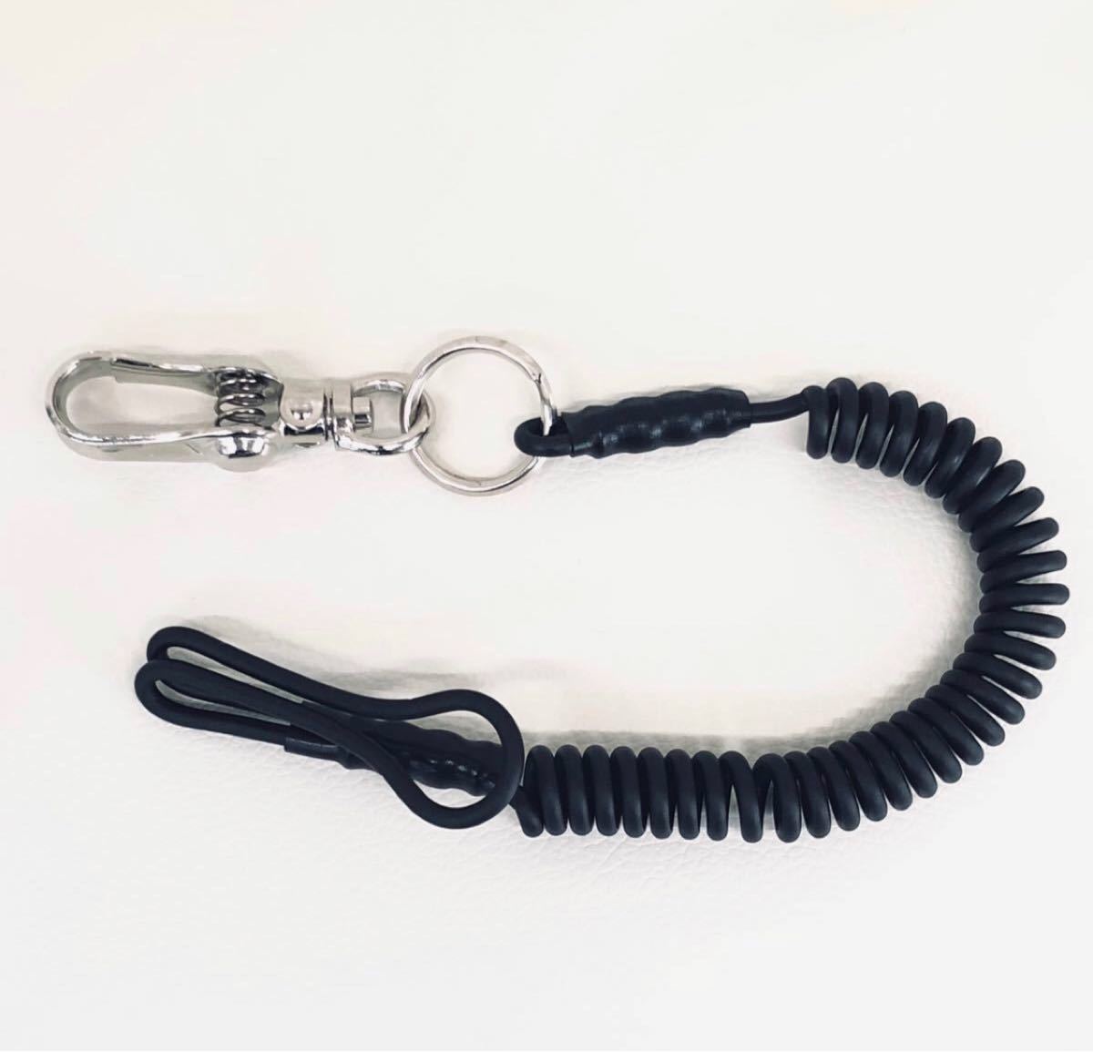 T刻印 カールコード ランヤード けん銃吊り紐 現行 強化型 警察 匿名