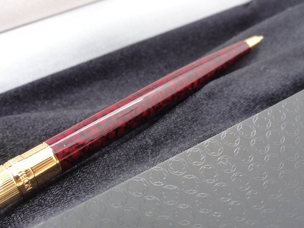 モンブラン ☆未使用に近い金運強運ナポレオン愛用のレッドメノウ